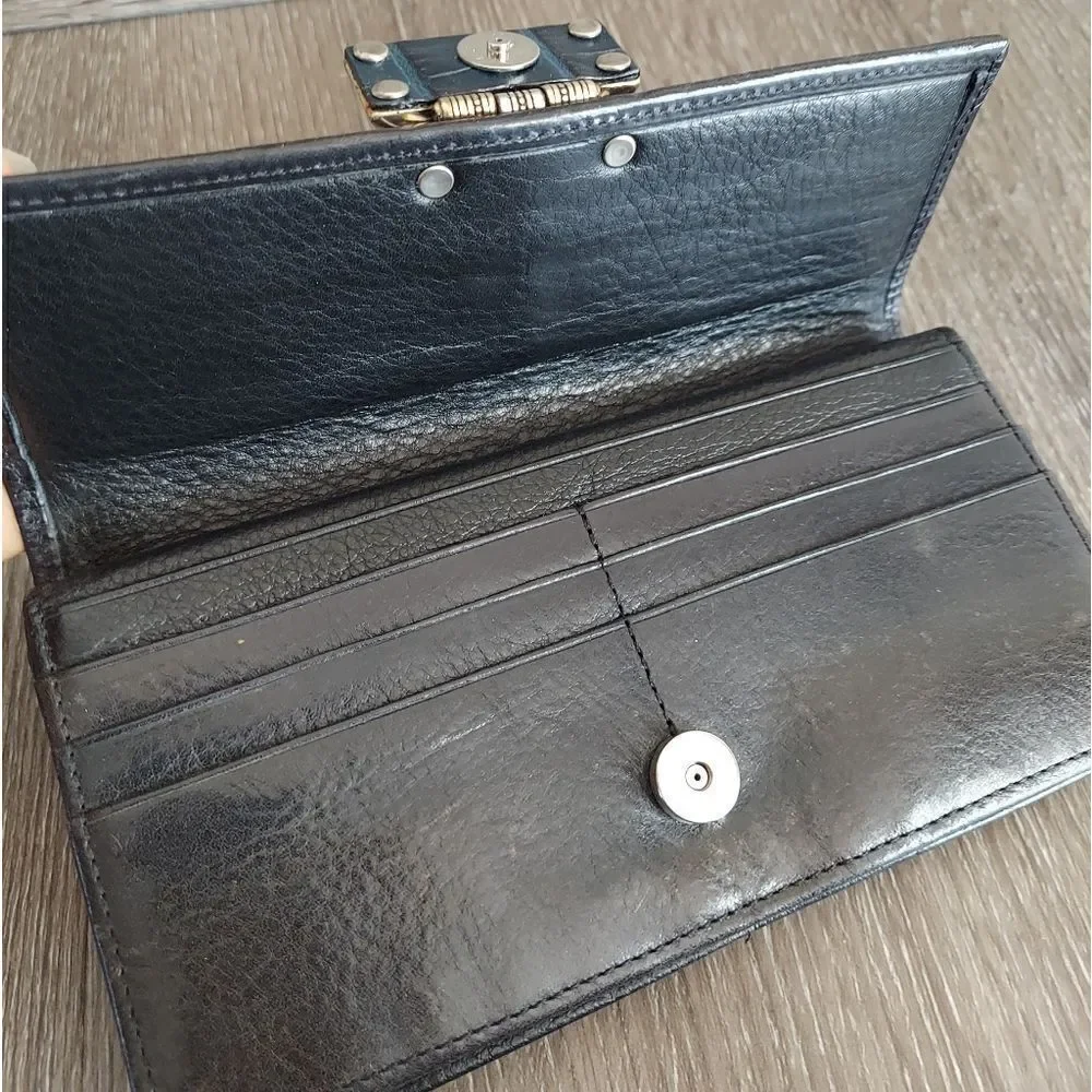 Brighton Navy & Brown Wallet/Crossbody Bag